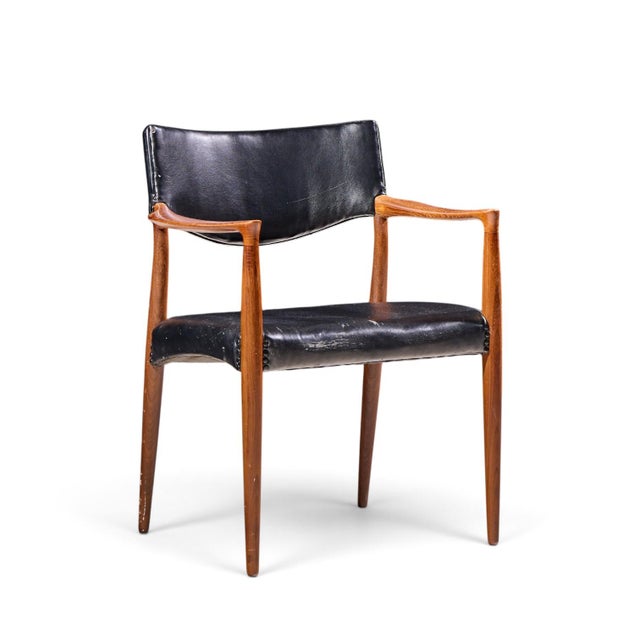 Ejner Larsen & Aksel Bender-Madsen for Willy Beck Mid Century Danish Teak Dining Chairs - Set of 6 For Sale - Image 10 of 17