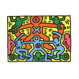 Keith Haring, Untitled (1985), Edition: 1000, Offset Lithograph For Sale