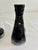 Ceramic Vintage Frankoma Black Ceramic Modern Loop Vases, a Pair For Sale - Image 7 of 11