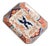 Antique Japanese Imari Rectangular Porcelain Dish, 1890s For Sale