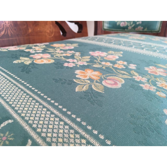 Jade Late 20th Century Vintage French Settee For Sale - Image 8 of 13