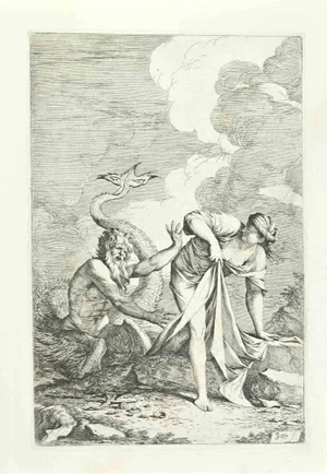 After Salvator Rosa, Glaucus and Scylla, Etching, 18th Century