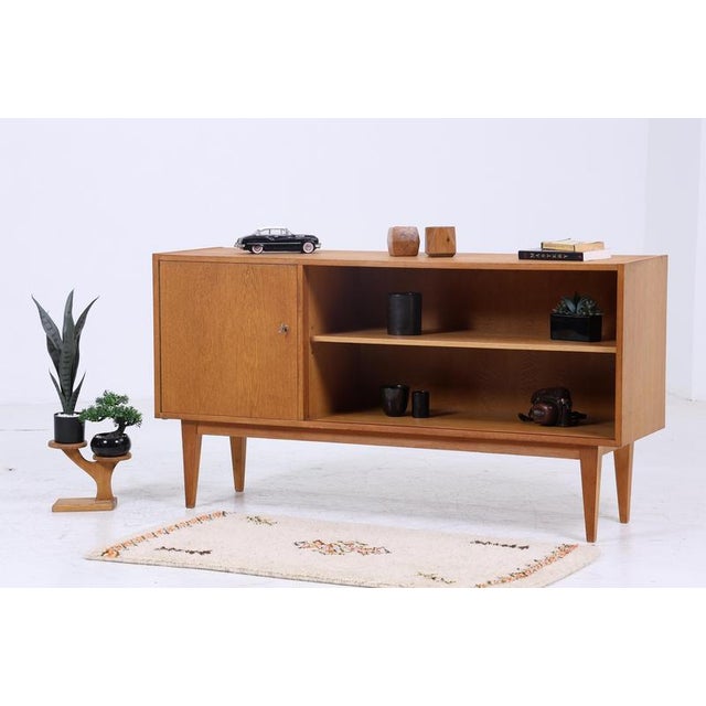 Vintage Sideboard in Oak, 1960s For Sale - Image 11 of 11