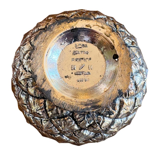 Mid-Century Modern Manetti Firenze Silver Pineapple Ice Bucket by Mauro Manetti, Italy, 1970 For Sale - Image 3 of 6
