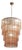 Listello Chandelier in Pink and Smoked Murano Glass by Paolo Venini, 1960s For Sale