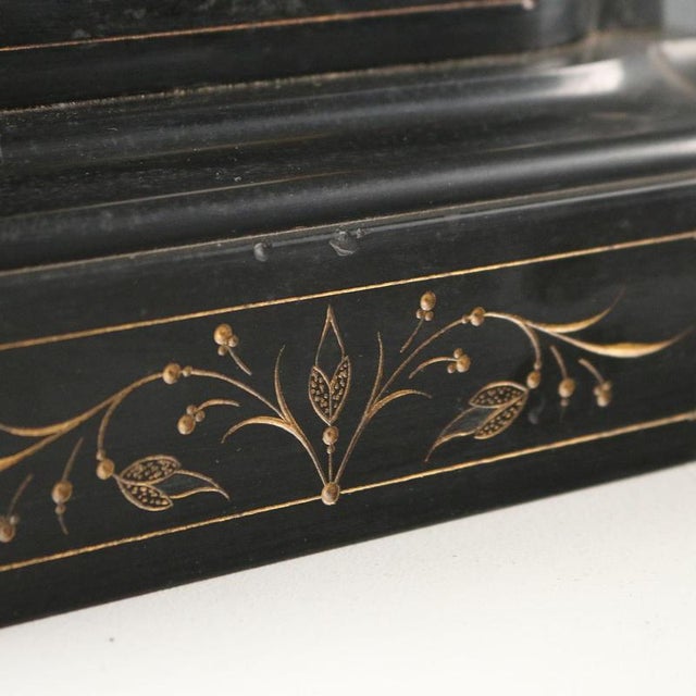 Black Marble Table Clock For Sale - Image 8 of 12