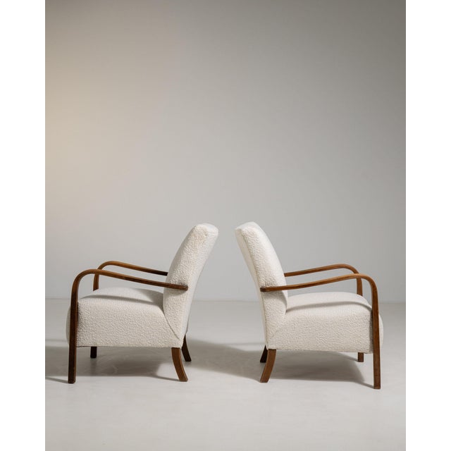 19th Century France Art Deco Cream Wood Armchair For Sale In Greensboro - Image 6 of 11