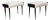 Mid-Century Modern Italian Ebanized Wood Velvet Stools by Ico & Luisa Parisi, Set of 2 For Sale