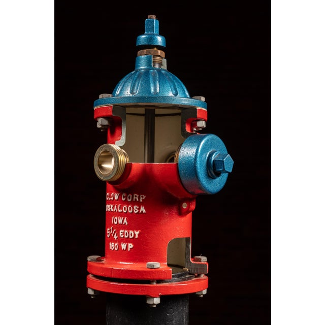 Vintage Fire Hydrant Cutaway Demonstrator by Clow For Sale - Image 12 of 13