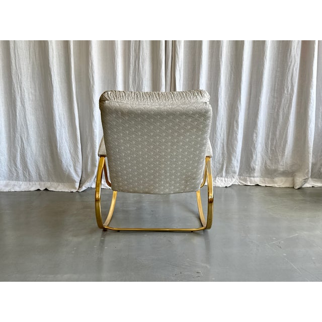 Mid-Century Modern Rocking Chair by Guido Faleschini, Italy, 1970s For Sale - Image 4 of 18