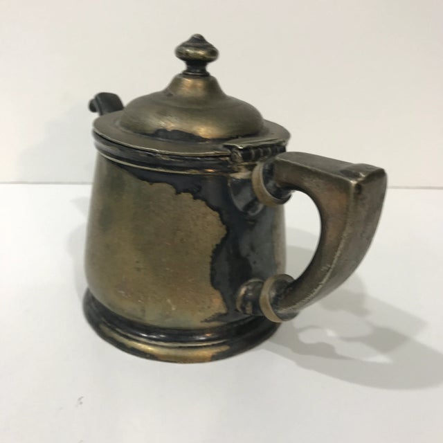 Metal Mid 20th Century Hotel Hershey Soldered Tea Pot For Sale - Image 7 of 13