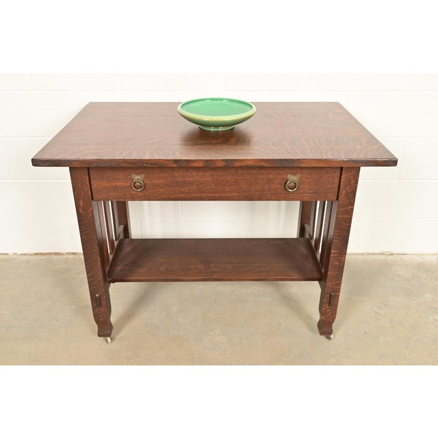 Green Rookwood Pottery Arts & Crafts Glazed Ceramic Art Pottery Bowl, 1927 For Sale - Image 8 of 9