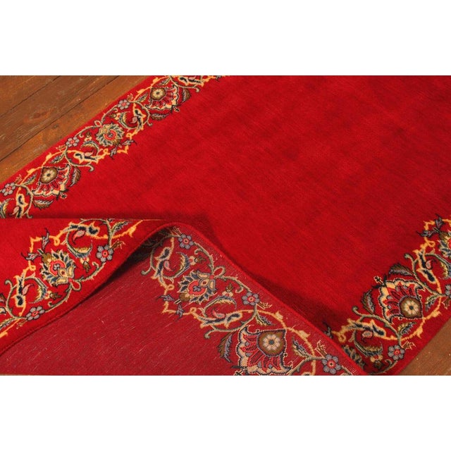 Middle Eastern Hand-Knotted Wool Runner Rug For Sale - Image 5 of 10