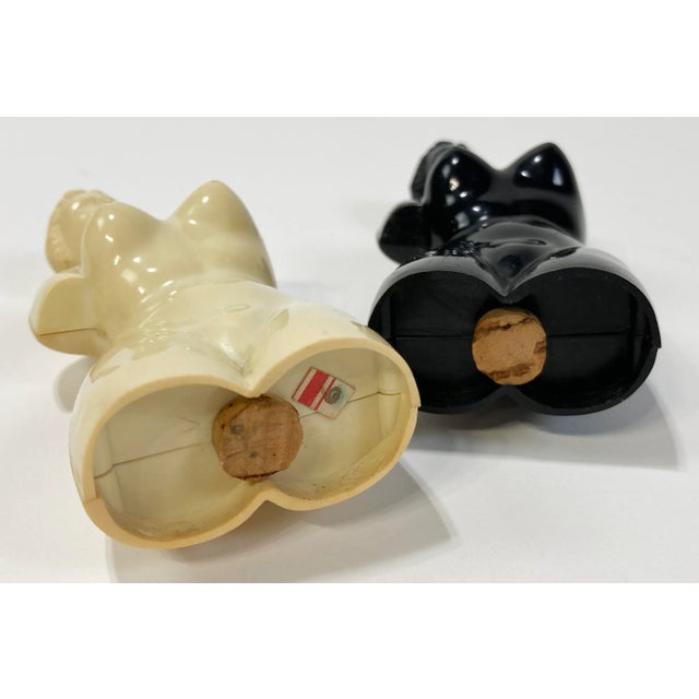 Wood Vintage Resin Female Form Salt and Pepper Shakers, a Pair For Sale - Image 7 of 8