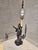 Figural Bronze Patinated Lamp For Sale - Image 13 of 14