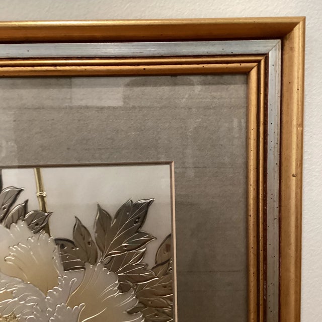 Early 20th Century Vintage Ancient Art of Chokin Wall Decor For Sale - Image 5 of 13