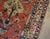 19th Century Antique Red Square Tabriz Floral Vase Muslim Prayer Rug For Sale - Image 5 of 12