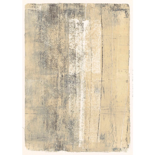 Abstract Presidio Play 3-4 (2) 11*14 Original Abstract Reproduction Art by Carrie Bergey Black, White, Beige For Sale - Image 3 of 6