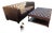 Chesterfield Square Arm Leather Sofa, a Stunning Blend of MCM Design and Classic Craftsmanship. For Sale
