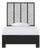 Liam Standard Bed Twin - Black For Sale