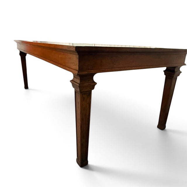 David Iatesta Mahogany Dining Table For Sale - Image 4 of 8