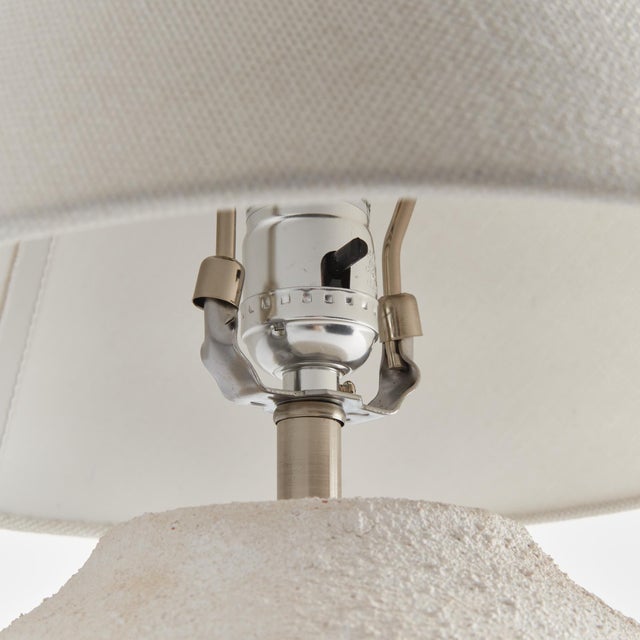 White Theo Lamp For Sale - Image 8 of 12
