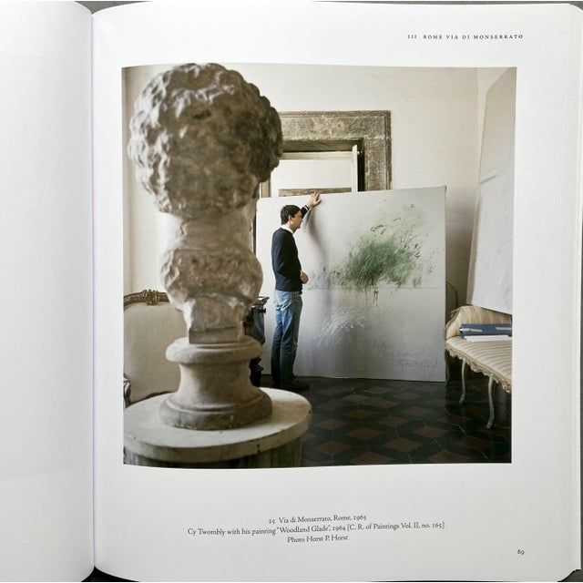 Paper Cy Twombly Homes & Studios Book by Nicola Del Roscio and Florian Illies For Sale - Image 7 of 16