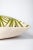 Contemporary Green Leaf + Cream Lumbar Pillow For Sale - Image 4 of 5