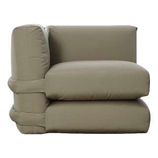 Beige Leather Pillow Sofa by Muller Van Severen for BD Barcelona For Sale