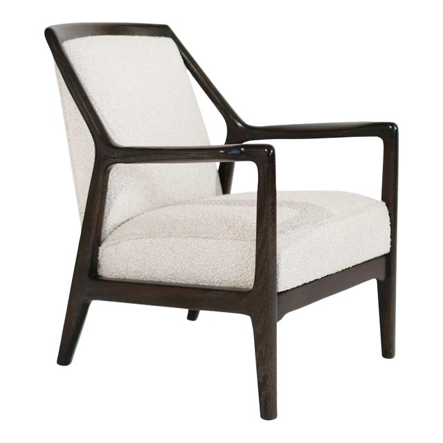 Lounge Chair in Limed Oak by Jack Van Der Molen, C. 1950s For Sale