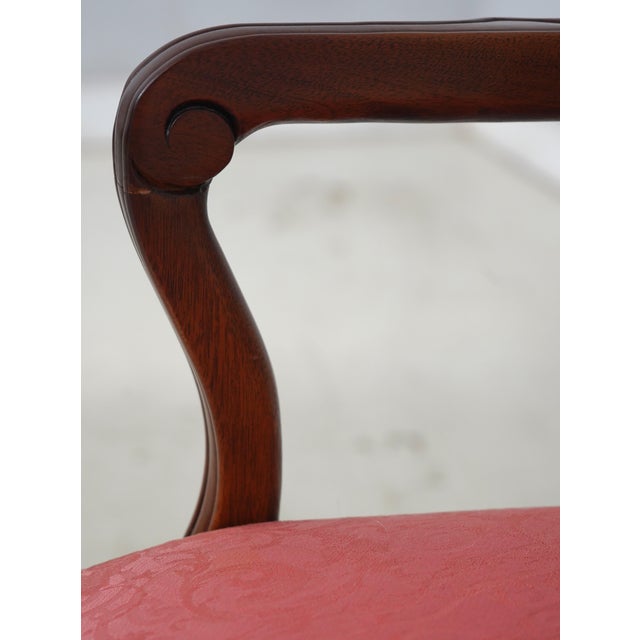 Set of 6 John Widdicomb Walnut Dining Room Chairs For Sale In Philadelphia - Image 6 of 18