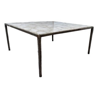 Organic Modern Quartz Coffee Table For Sale