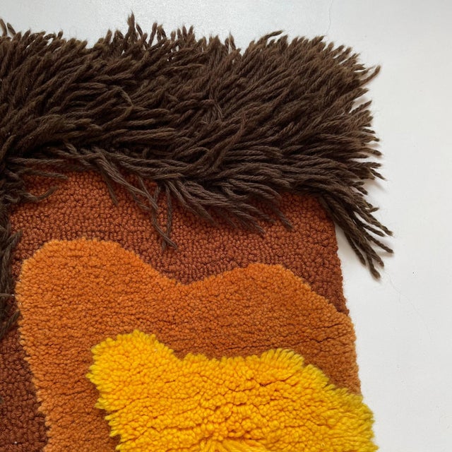 Modernist German Wall Rug by Ewald Kröner for Schloss Hackhausen, Germany, 1970s For Sale - Image 15 of 18