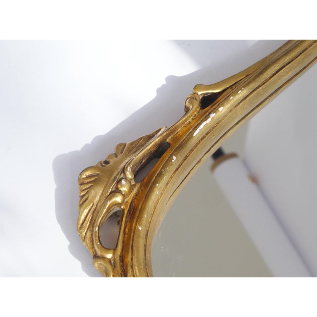 Vintage Baroque Ornate Wall Mirror, 1960s For Sale - Image 6 of 11