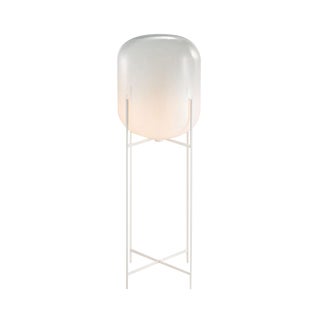 Oda Big in Moonlight White and White Floor Lamp by Sebastian Herkner for Pulpo For Sale