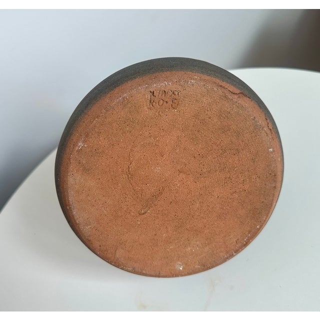 1960s Italian Mid-Century Modern Vase Bruno Gambone Pottery For Sale - Image 9 of 9