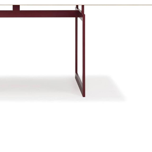 Red and Walnut Office Desk by Bodil Kjaer for Karakter For Sale - Image 6 of 16