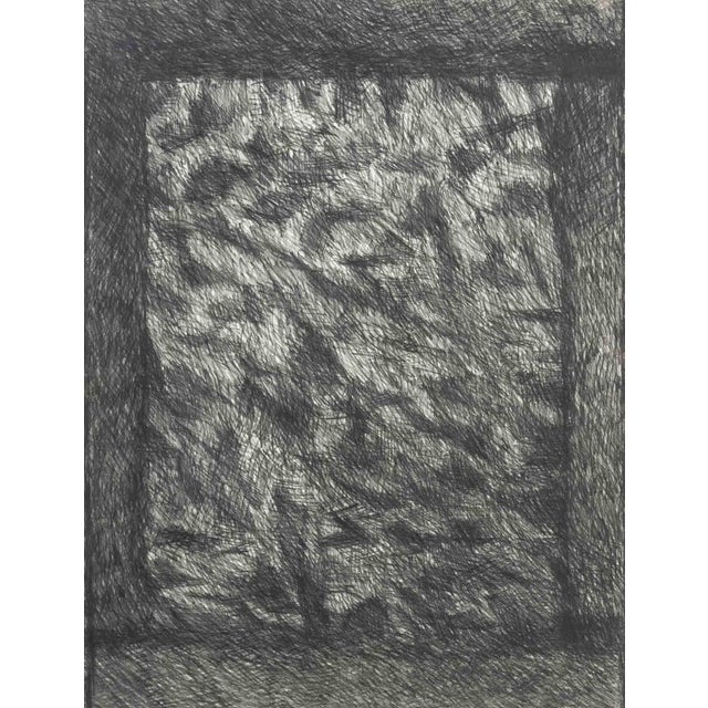 Joseph Lawrence Gardella (American, XX-XXI), Untitled (Abstract Composition), Graphite on Paper, unsigned, estate stamp to...