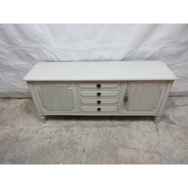 Contemporary Swedish Gustavian Sideboard For Sale - Image 3 of 8
