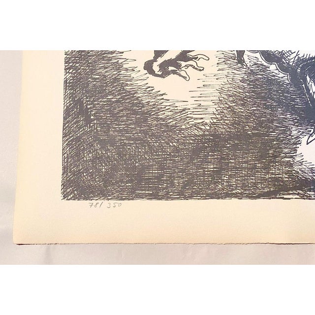 Ossip Zadkine - The Labors of Hercules - Fight against the Hydra of Lerna Original lithograph on wove paper Signed in...