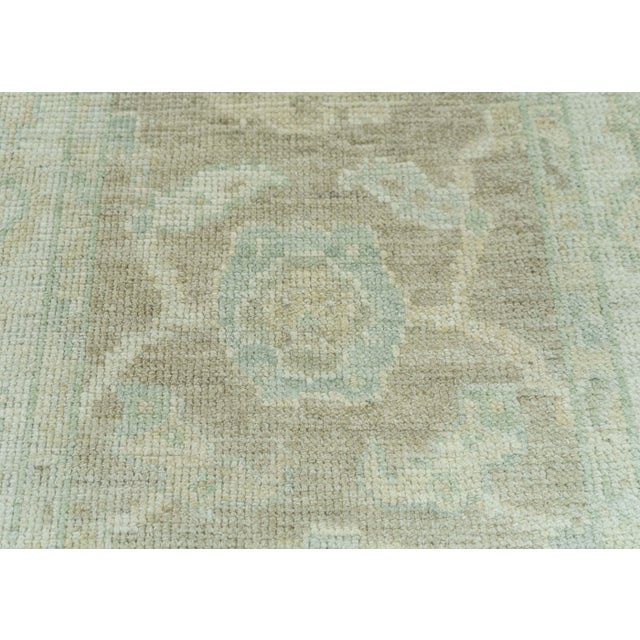 Turkish Turkish Oushak Rug 2'3" x 6'2" #19289 For Sale - Image 3 of 8