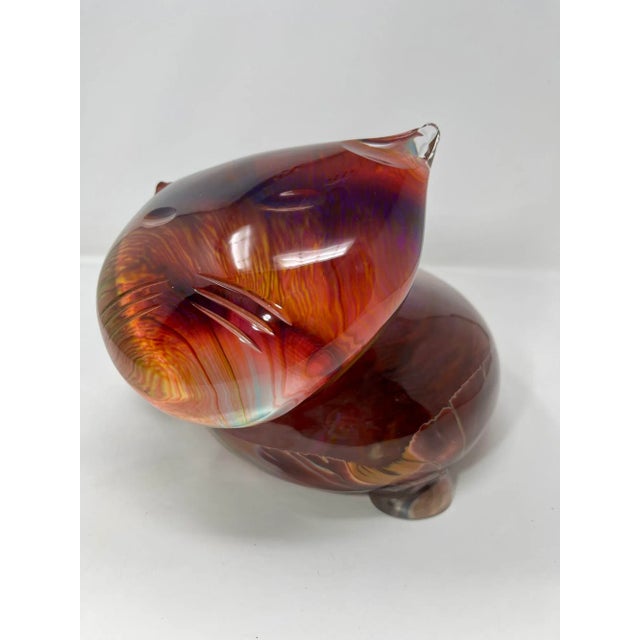 2010s Gatto Murano Cat by Dino Rosin For Sale - Image 5 of 6