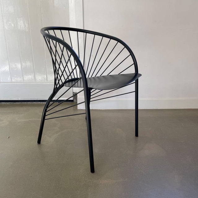 Metal Lizzie Chairs by Regis Protiere for Paolo Pallucco, 1980s, Set of 4 For Sale - Image 7 of 13