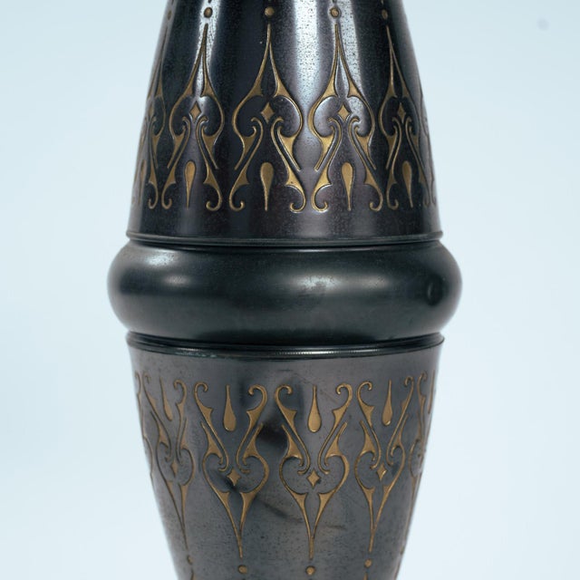 1920s Dutch Art Nouveau Occasional Table with Floral Relief Decoration, 1920s For Sale - Image 5 of 16