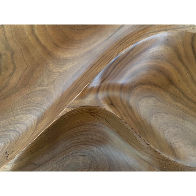 Emil Milan Emil Milan Sculptural Walnut Bowl For Sale - Image 4 of 13
