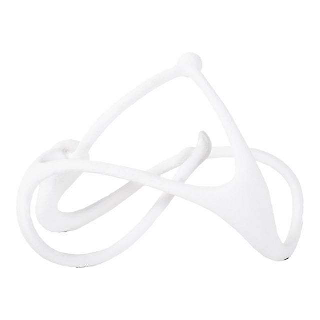 Endro Abstract Sculpture in White For Sale