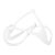 Endro Abstract Sculpture in White For Sale