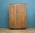 Mid-Century Limed Oak Triple Door Wardrobe, 1950s For Sale - Image 10 of 10