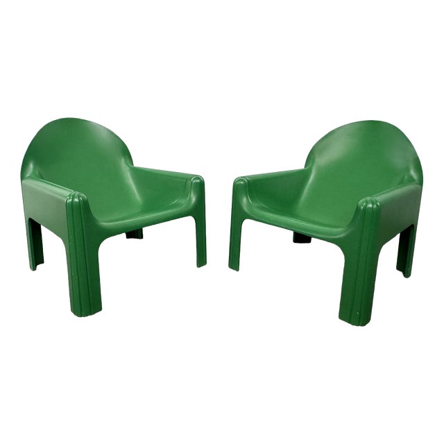 Model 4794 Armchairs by Gae Aulenti for Kartell, 1970s, Set of 2 For Sale