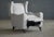 Vladimir Kagan 1990s Vladimir Kagan Style Juno Wingback Recliner Chair Newly Reupholstered For Sale - Image 4 of 11